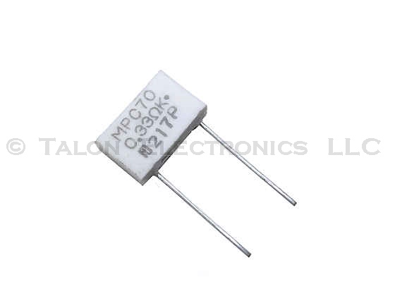 0.33 ohms 2W Radial Wirewound Power Resistor MPC70