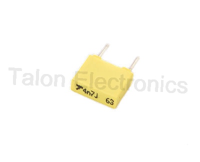 .0047uf / 63VDC radial film box capacitor 4700pF (Pkg of 12)