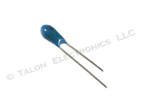 10uf 10V Dipped Radial Tantalum Capacitor (Pkg of 3)