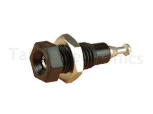 Black Insulated Tip Jack - Abbatron HH Smith 1505-103 - (Pkg of 2)