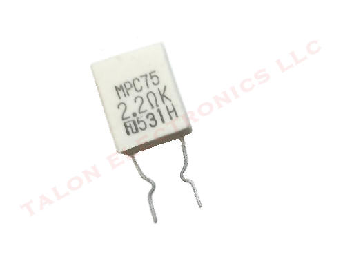 0.05 ohms 2W Radial Wirewound Power Resistor MPC75