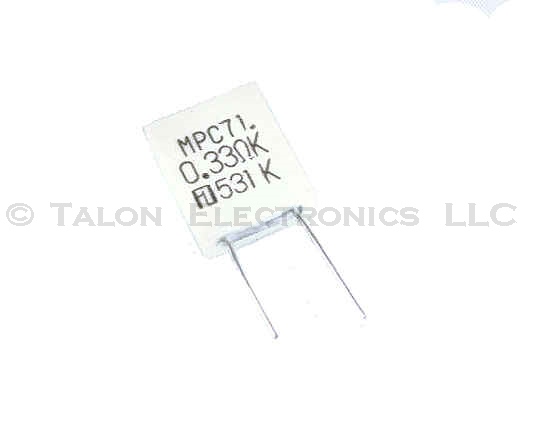   0.33  ohms 5W Radial Wirewound Power Resistor