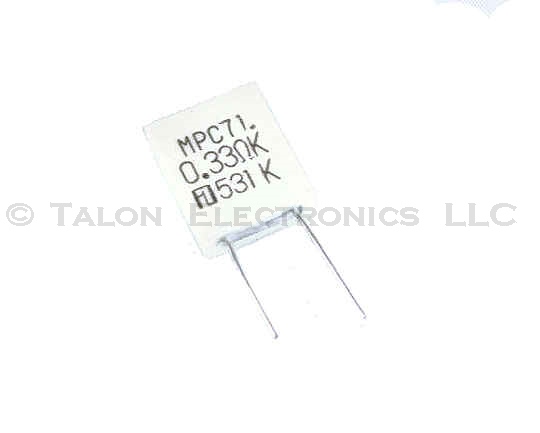 0.33 ohms 5W Radial Wirewound Power Resistor