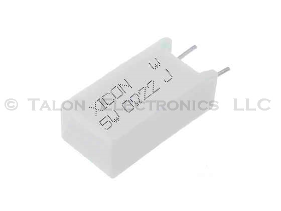    0.22  ohms 5W Radial Wirewound Power Resistor