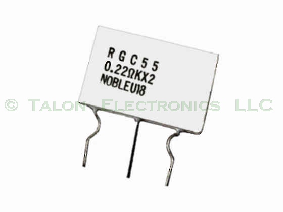 0.22 ohms 2W Dual Radial Wirewound Power Resistor Noble RGC55