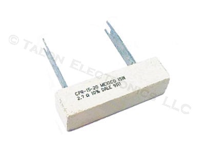 2.7 ohms 15W Radial Wirewound Power Resistor